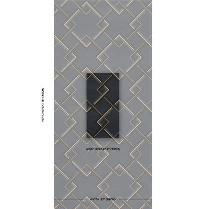 SCHUMACHER  NEISHA CROSLAND MAH JONG   RIVER BLUE   - 5014931