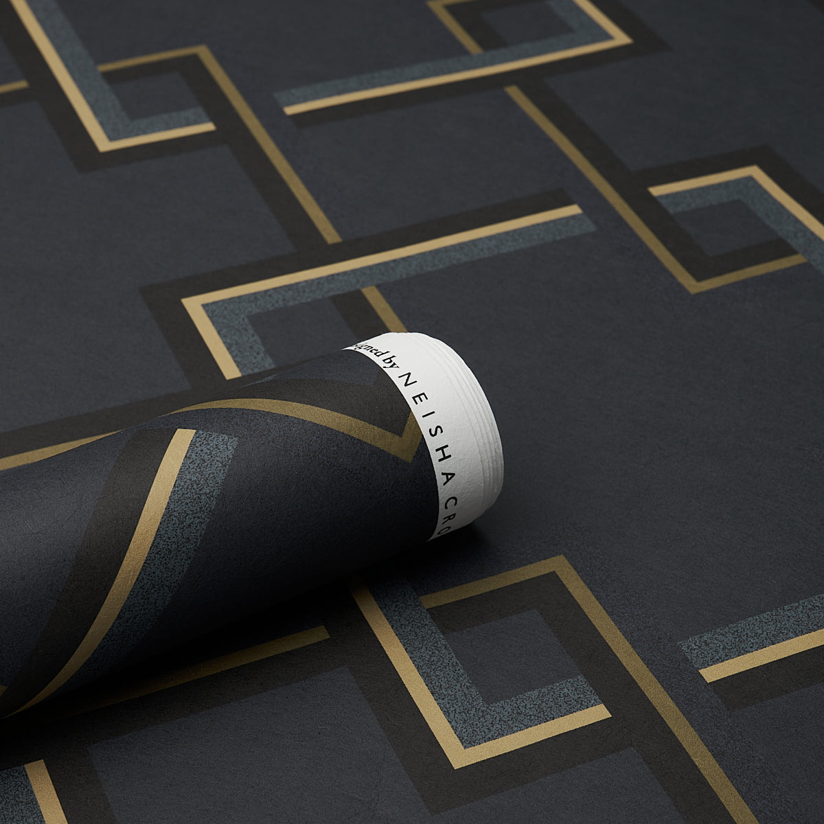 SCHUMACHER  NEISHA CROSLAND MAH JONG   RIVER BLUE   - 5014931