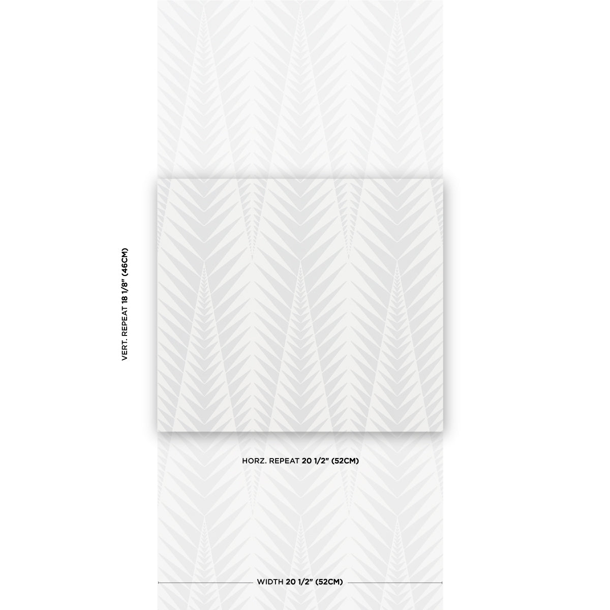 Soft gray zebra-pattern wallpaper panel with subtle texture; 20 1/2 in wide, 18 in vertical repeat, modern wallcovering.