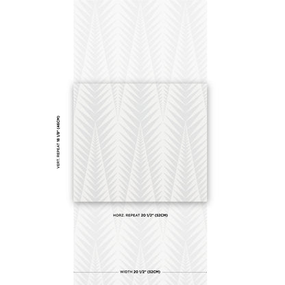 Soft gray zebra-pattern wallpaper panel with subtle texture; 20 1/2 in wide, 18 in vertical repeat, modern wallcovering.