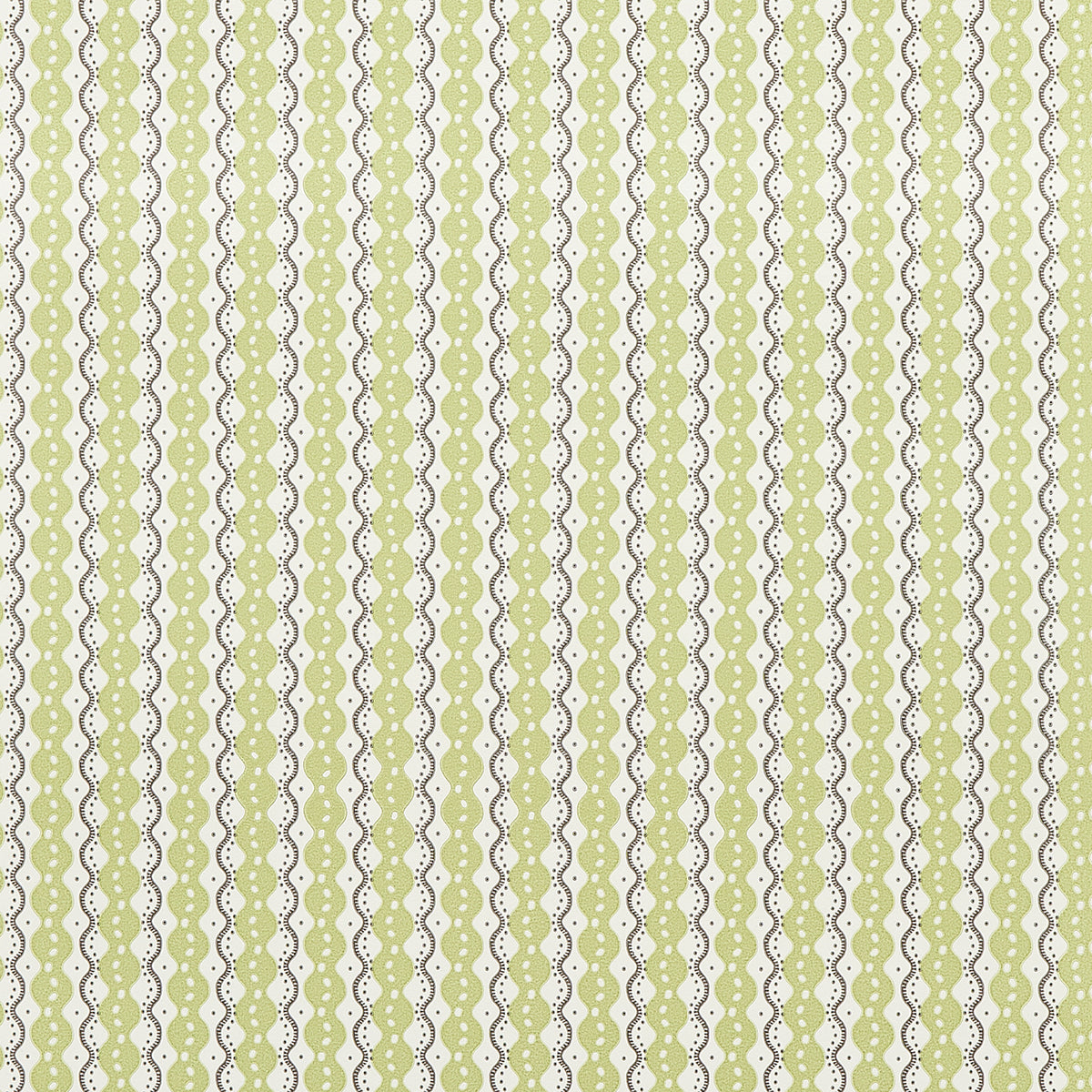 Olive green and beige centipede stripe pattern, vertical, for fabric or wallpaper