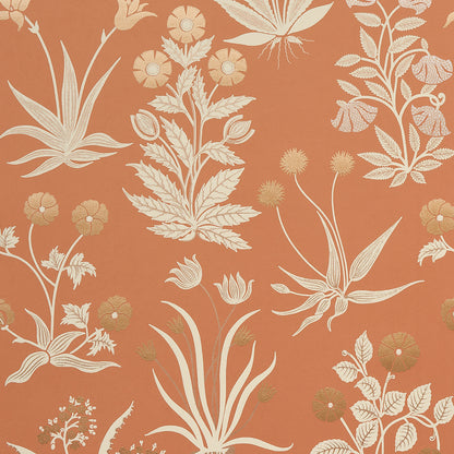 SCHUMACHER WALLCOVERING  NEISHA CROSLAND CULPEPER   OX ORANGE   - 5015090