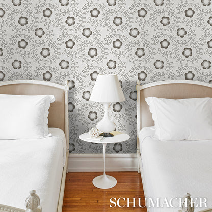 SCHUMACHER  NEISHA CROSLAND TUDOR ROSE   Charcoal White   - 5015100