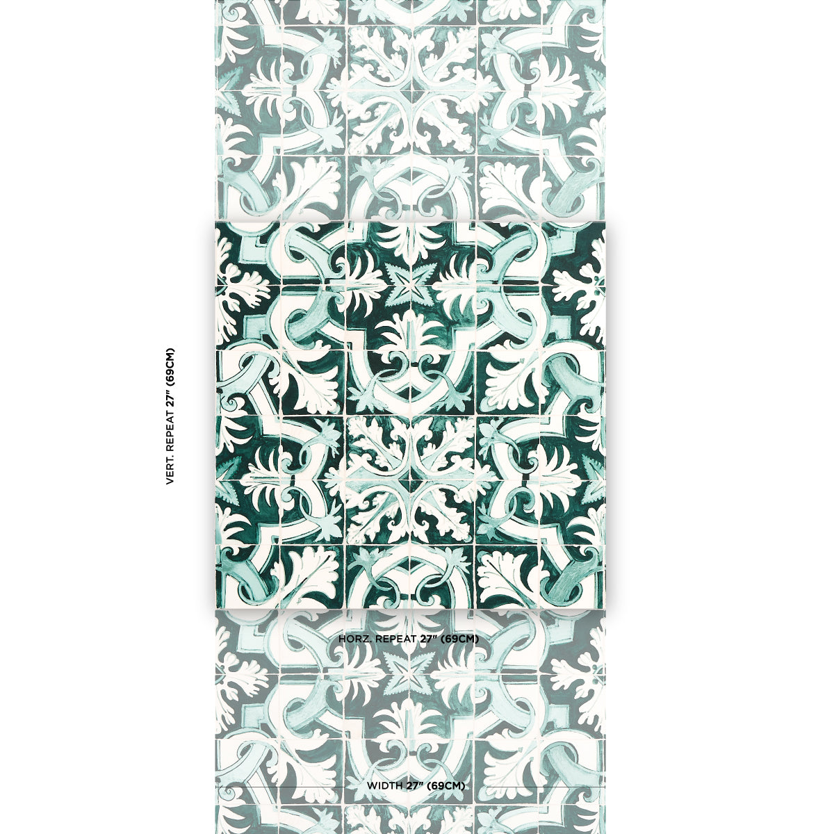 SCHUMACHER  Mary Mcdonald Azulejos   Emerald   - 5015121
