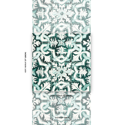 SCHUMACHER  Mary Mcdonald Azulejos   Emerald   - 5015121