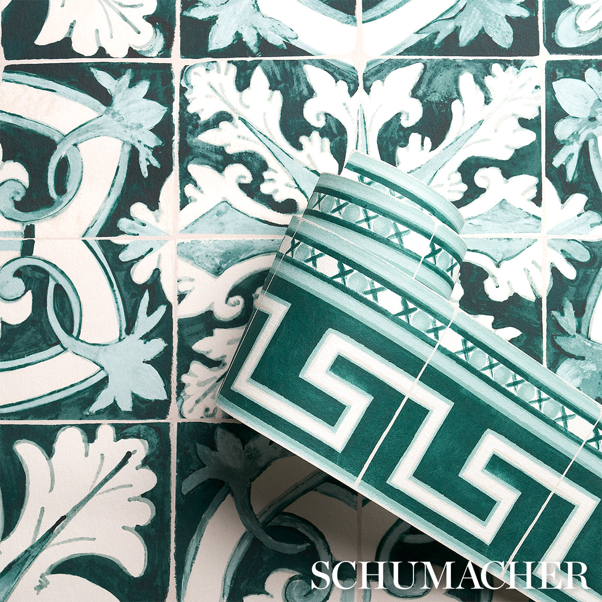 SCHUMACHER  Mary Mcdonald Azulejos   Emerald   - 5015121