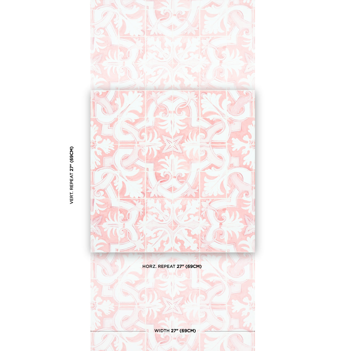 SCHUMACHER  Mary Mcdonald Azulejos   Pink   - 5015122