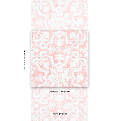 SCHUMACHER  Mary Mcdonald Azulejos   Pink   - 5015122