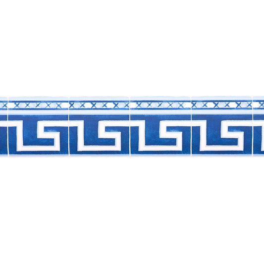 SCHUMACHER  MARY MCDONALD AZULEJOS BORDER   AZURE   - 5015130