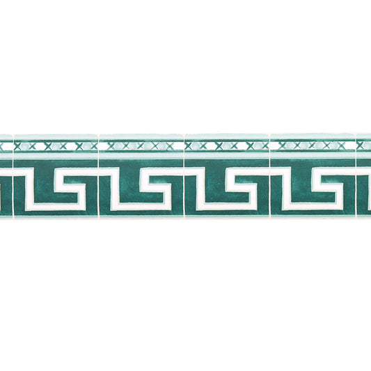 SCHUMACHER  MARY MCDONALD AZULEJOS BORDER   EMERALD   - 5015131