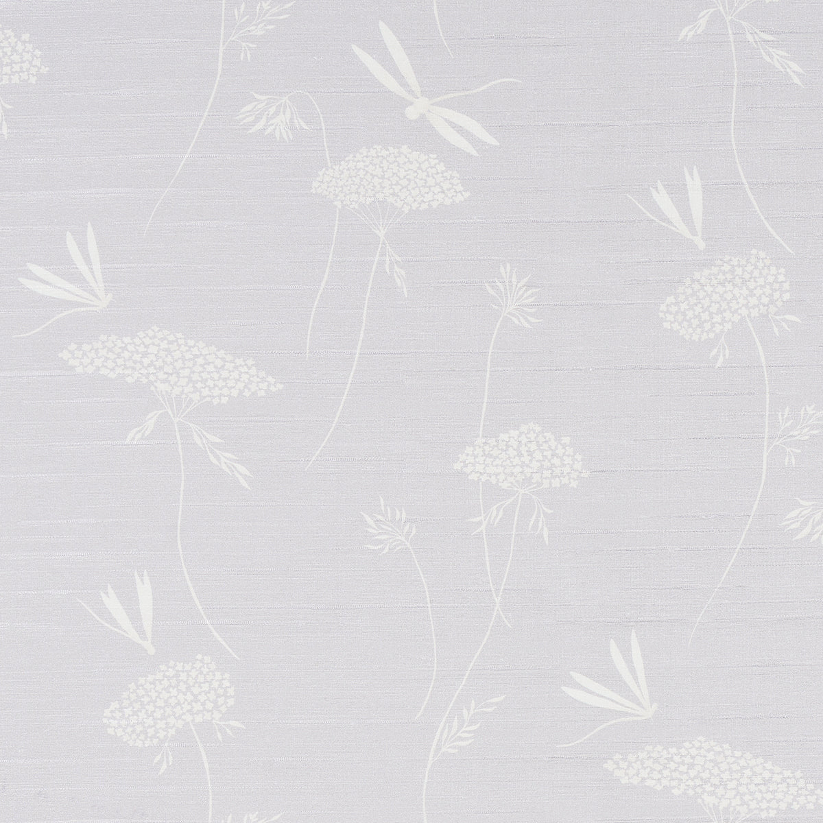 SCHUMACHER  TEXTURED WALLCOVERINGS & PRINTED GRASSCLOTHS LA LIBELLULE SILK   MOONSTONE   - 5015190