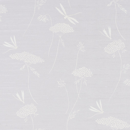 SCHUMACHER  TEXTURED WALLCOVERINGS & PRINTED GRASSCLOTHS LA LIBELLULE SILK   MOONSTONE   - 5015190