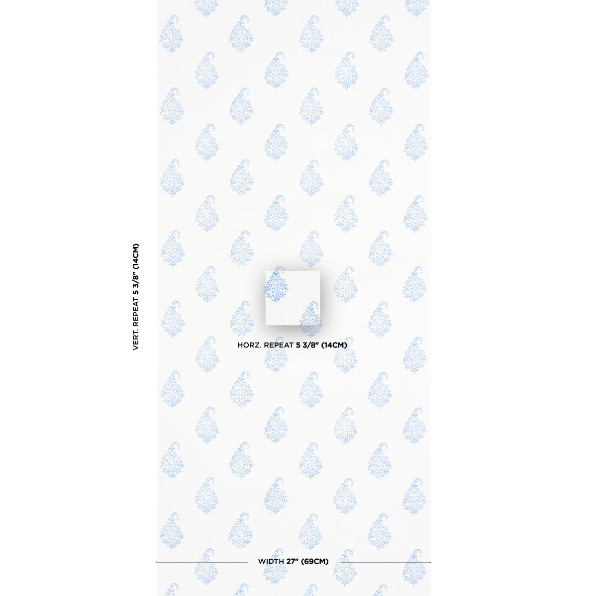 SCHUMACHER  JACARANDA  KERALA PAISLEY II   BLUE   - 5015211