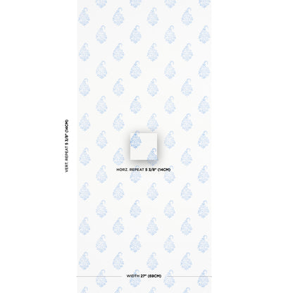 SCHUMACHER  JACARANDA  KERALA PAISLEY II   BLUE   - 5015211