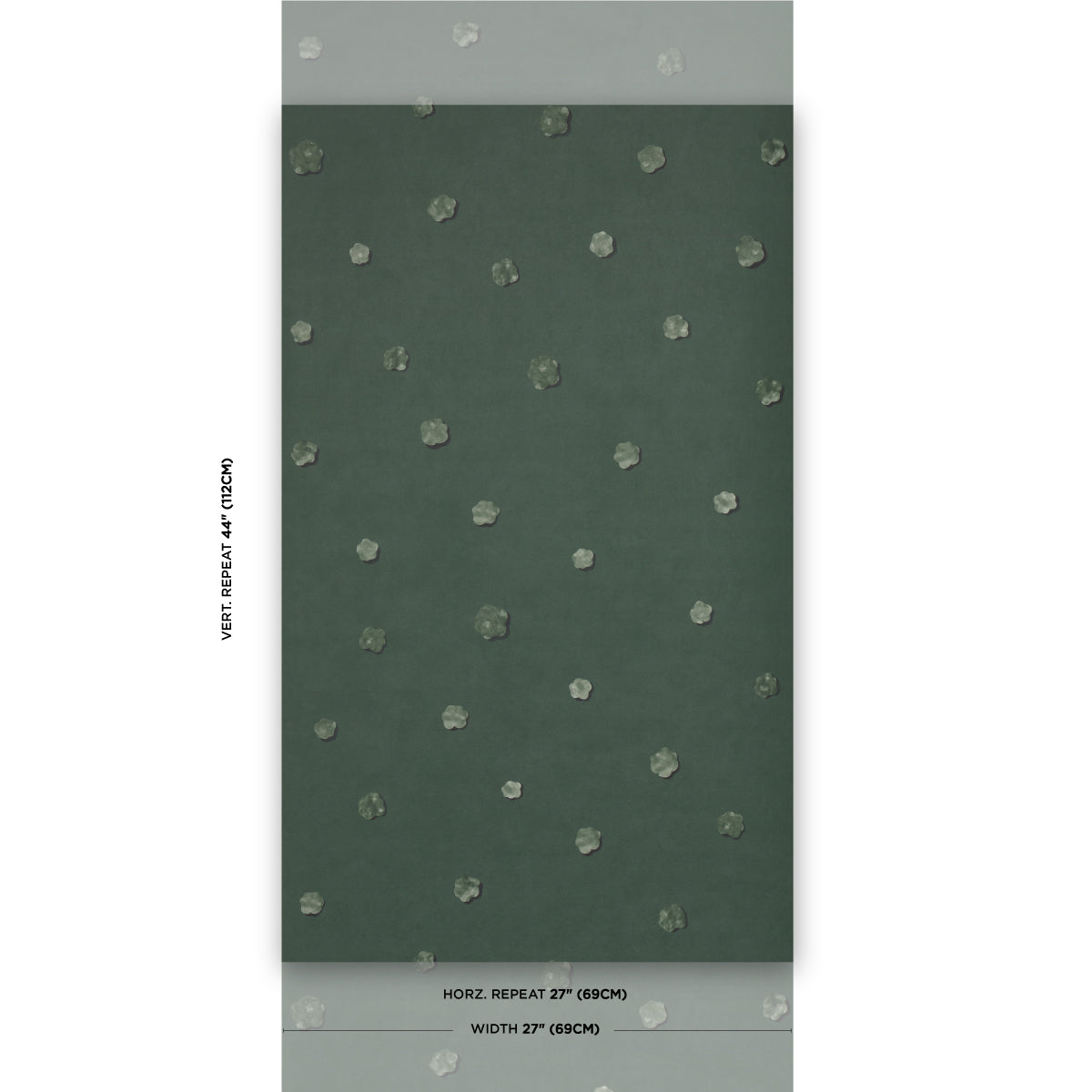 SCHUMACHER  BACKDROP HEAVENLY BODIES   DEEP GREEN   - 5015272