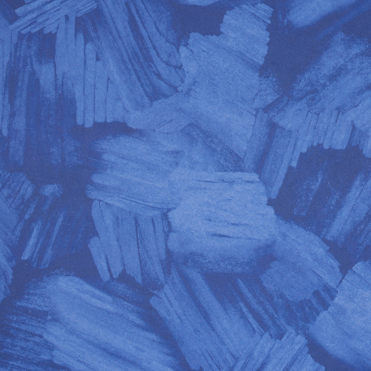 Blue abstract brush-stroke wallpaper with layered rectangular shapes in varying blue shades.