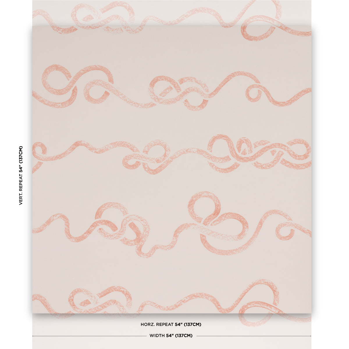 SCHUMACHER  BACKDROP RHAPSODY   TERRACOTTA   - 5015302