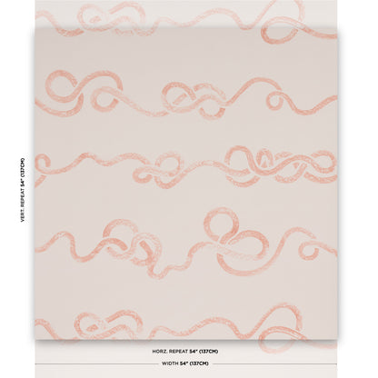 SCHUMACHER  BACKDROP RHAPSODY   TERRACOTTA   - 5015302