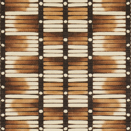 Celerie Kemble Quill Porcupine wallpaper by Schumacher — textured multi-width stripe geometric wallpaper for luxury interior design.