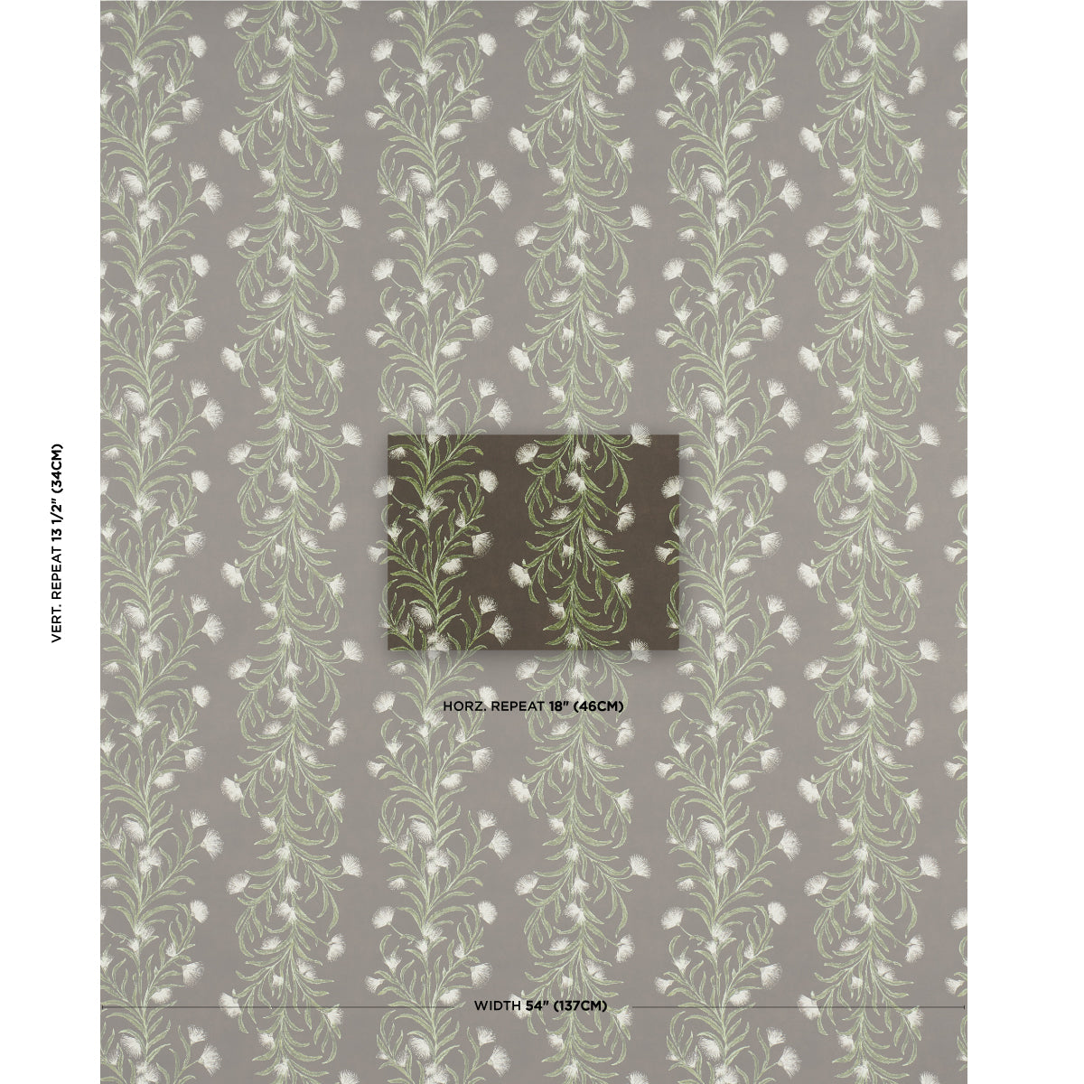 SCHUMACHER  CELERIE KEMBLE TASMANIAN MIMOSA   BROWN ,GREEN   - 5015361