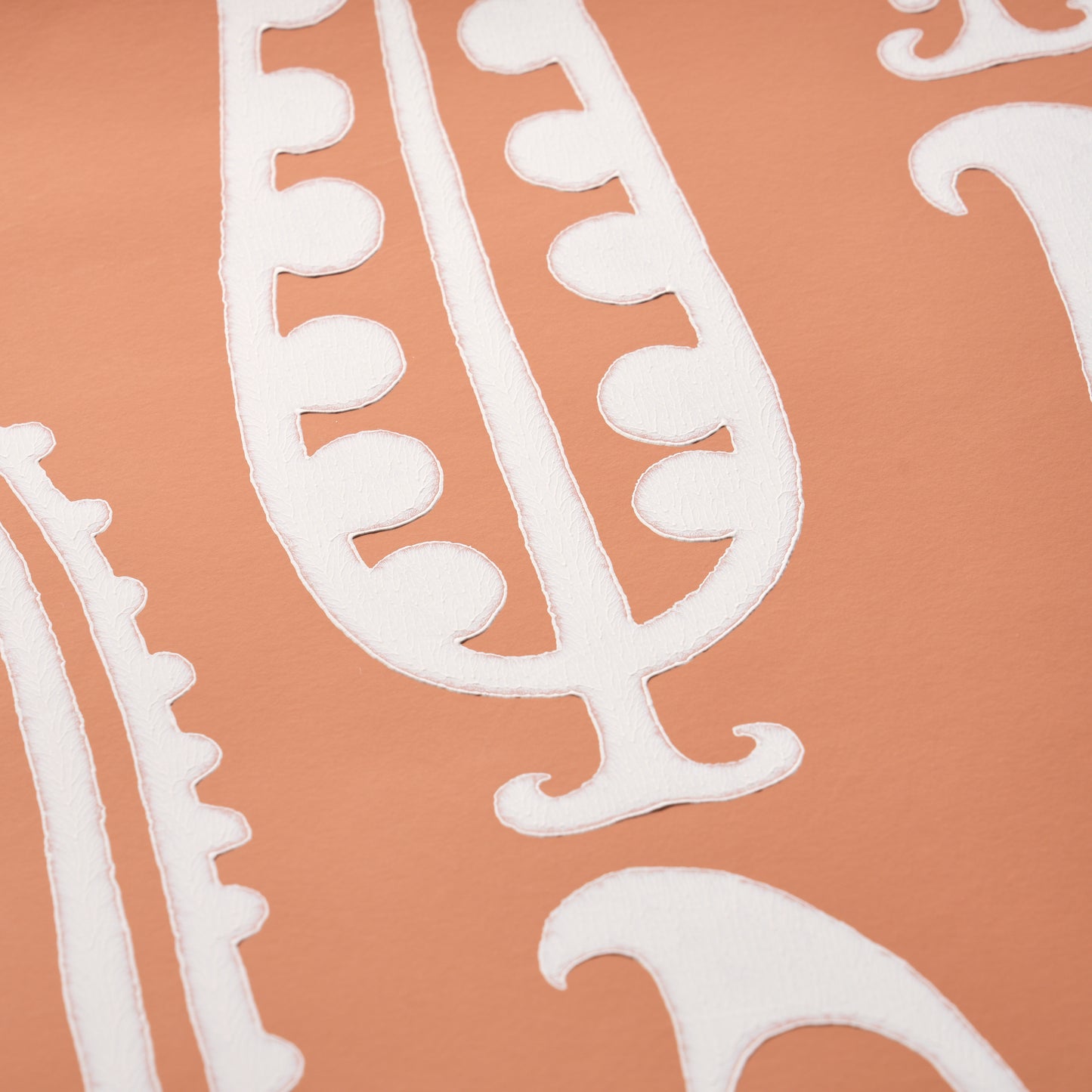SCHUMACHER  DRUSUS TABOR PAISLEY PEAS   Terracotta   - 5015383