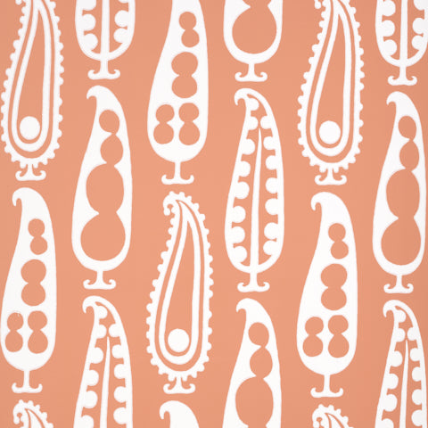 SCHUMACHER  DRUSUS TABOR PAISLEY PEAS   Terracotta   - 5015383