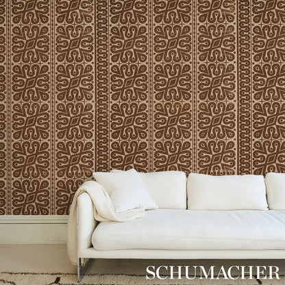SCHUMACHER  Celerie Kemble Borneo Grasscloth   Brown   - 5015410