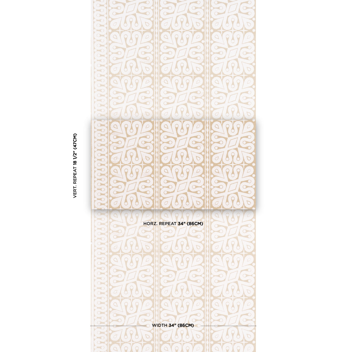 SCHUMACHER  Celerie Kemble Borneo Grasscloth   White   - 5015411