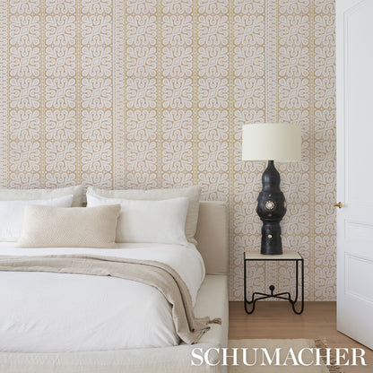 SCHUMACHER  Celerie Kemble Borneo Grasscloth   White   - 5015411