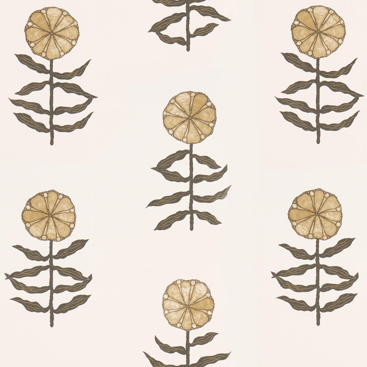 SCHUMACHER WALLCOVERING  MARIAN MCEVOY PRETTY PETALS   NEUTRAL   - 5015450
