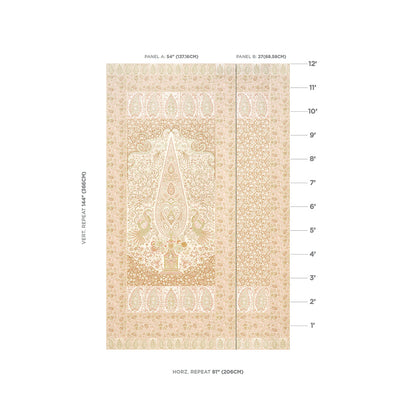 SCHUMACHER  LE MAX COLMERY PAISLEY PANEL SET   PATALE   - 5015512