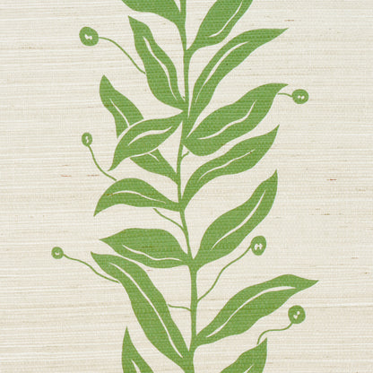 SCHUMACHER  MARIAN MCEVOY TENDRIL STRIPE SISAL   OLIVE   - 5015560