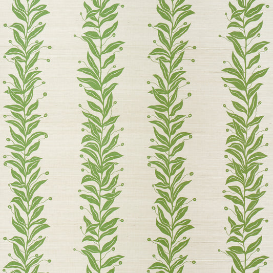 SCHUMACHER  MARIAN MCEVOY TENDRIL STRIPE SISAL   OLIVE   - 5015560