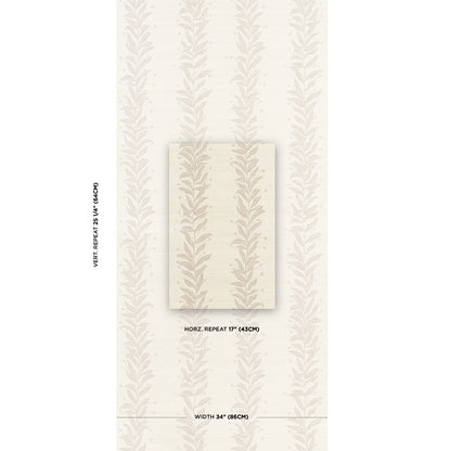 SCHUMACHER  MARIAN MCEVOY TENDRIL STRIPE SISAL   NATURAL   - 5015561