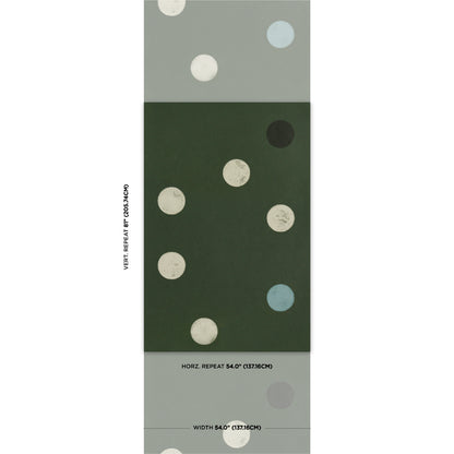 SCHUMACHER X  BACKDROP MONTE CARLO   DEEP GREEN   - 5015590