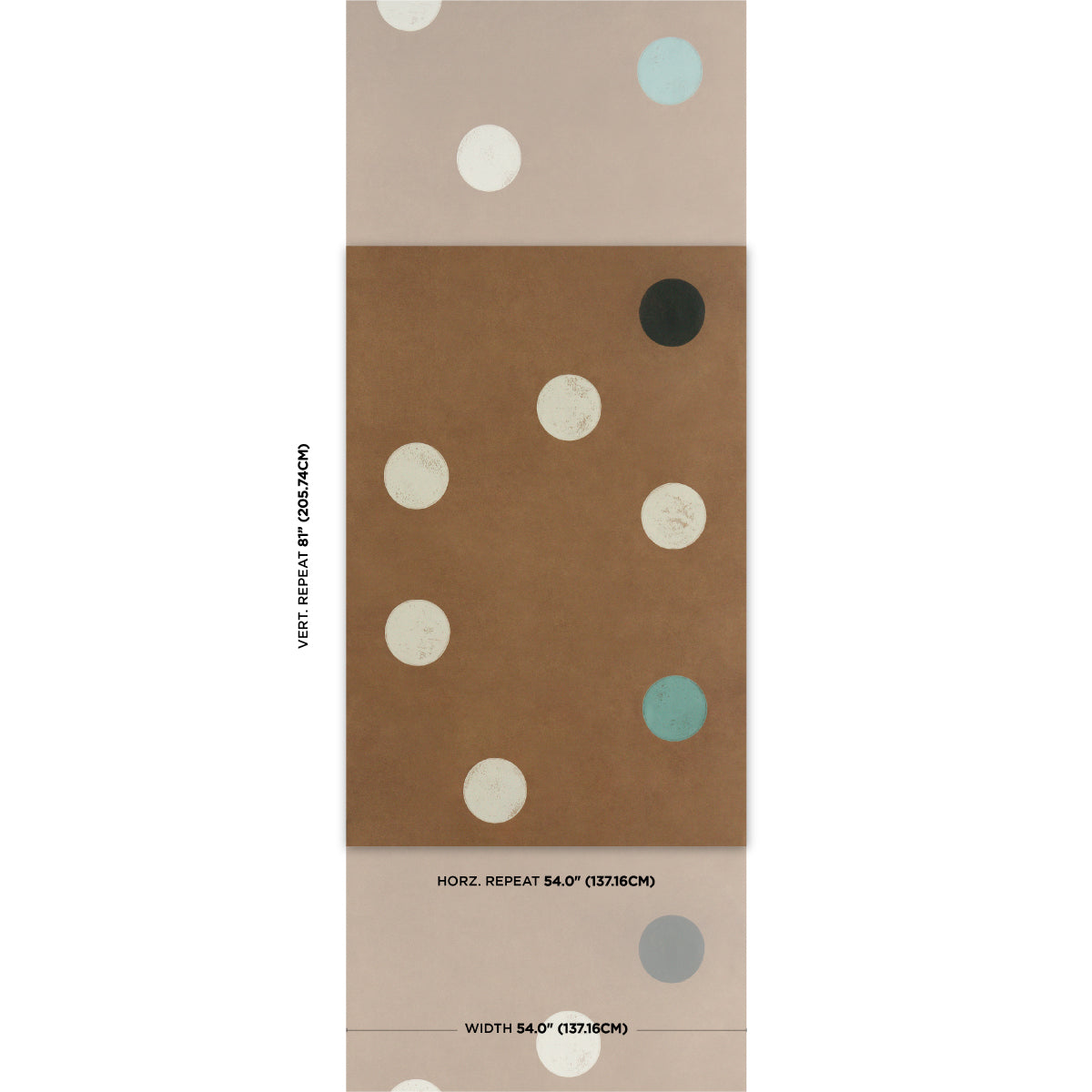 SCHUMACHER  BACKDROP MONTE CARLO   EARTHY BROWN   - 5015591