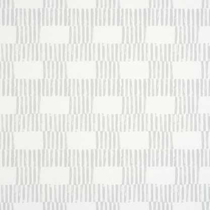Soft gray vertical brushstroke checker pattern on white; subtle geometric wallpaper or fabric design.