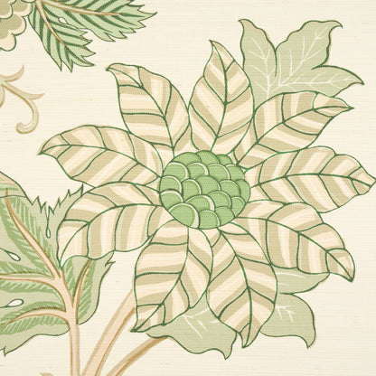 SCHUMACHER  SCHUMACHER CLASSICS DARSY TREE OF LIFE SISAL PANEL SET   LEAF   - 5015631