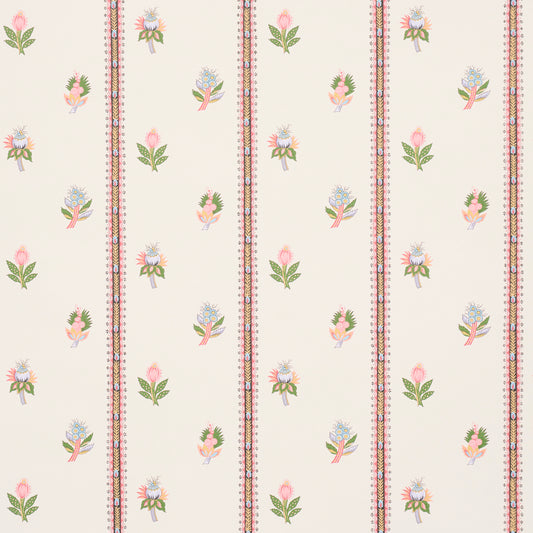 SCHUMACHER  DOMINO EFFECT LES FLEURS EXOTIQUES   ANTIQUE ROSE   - 5015660