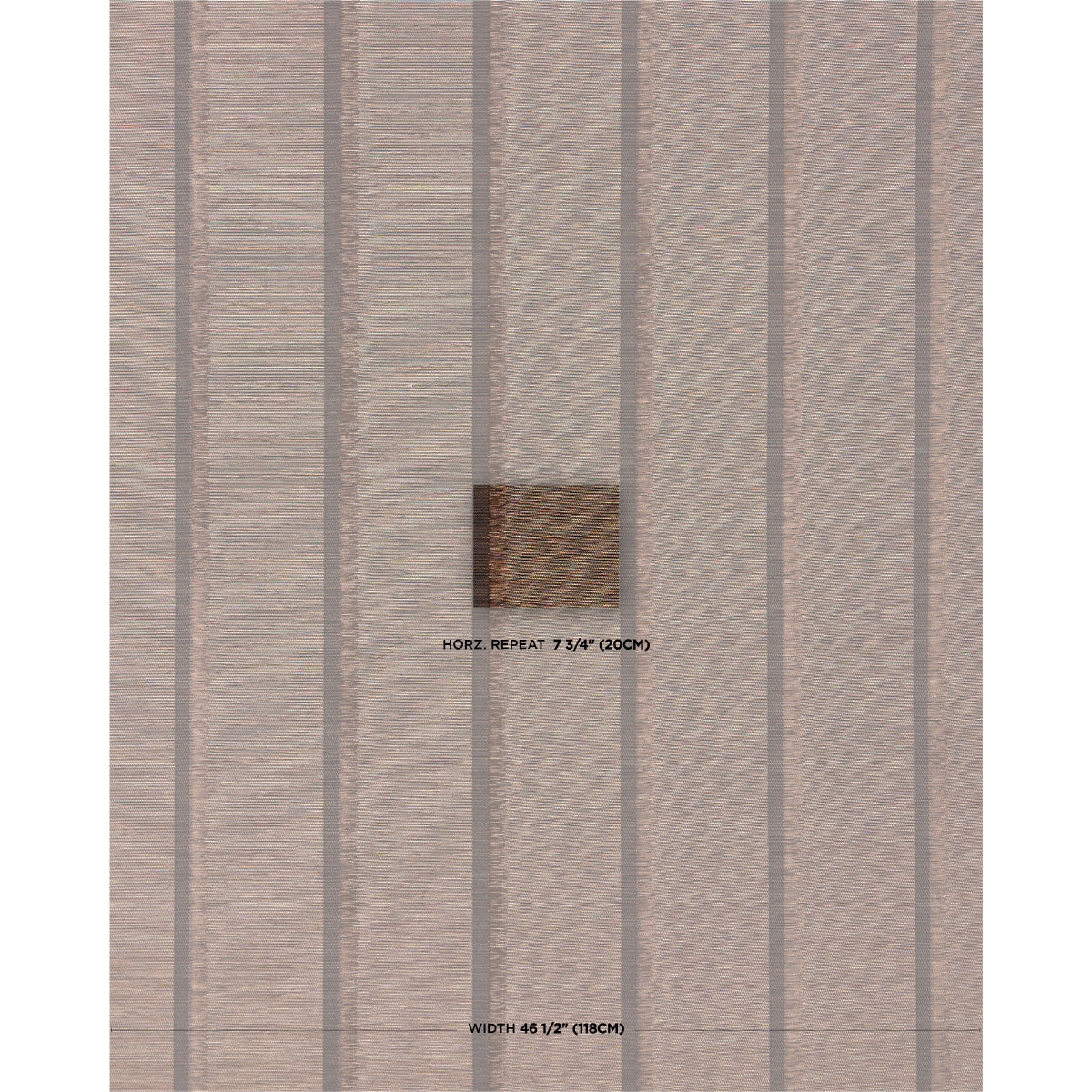 SCHUMACHER  PATTERSON FLYNN AXEL FRINGE WALLCOVERING   BROWN,COPPER   - 5015711