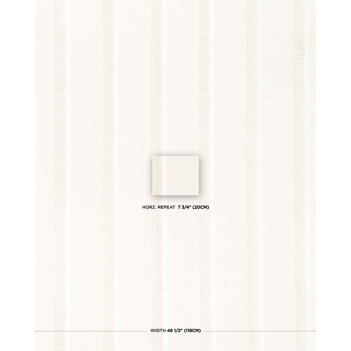 SCHUMACHER  PATTERSON FLYNN AXEL FRINGE WALLCOVERING   PARCHMENT   - 5015712