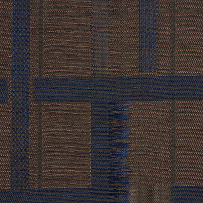 SCHUMACHER  PATTERSON FLYNN AXEL PLAID WALLCOVERING   NAVY,ESPRESSO   - 5015721