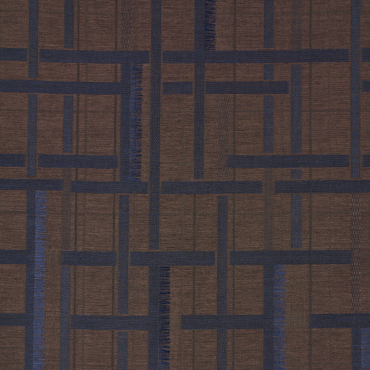 SCHUMACHER  PATTERSON FLYNN AXEL PLAID WALLCOVERING   NAVY,ESPRESSO   - 5015721