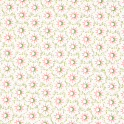 SCHUMACHER WALLCOVERING  DOMINO EFFECT LUCIE   PINK & GREEN   - 5015762