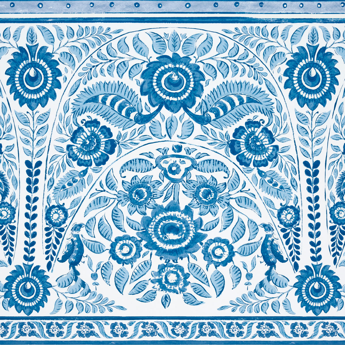 SCHUMACHER  MARK D. SIKES MONTECITO PANEL SET   INDIGO   - 5015830