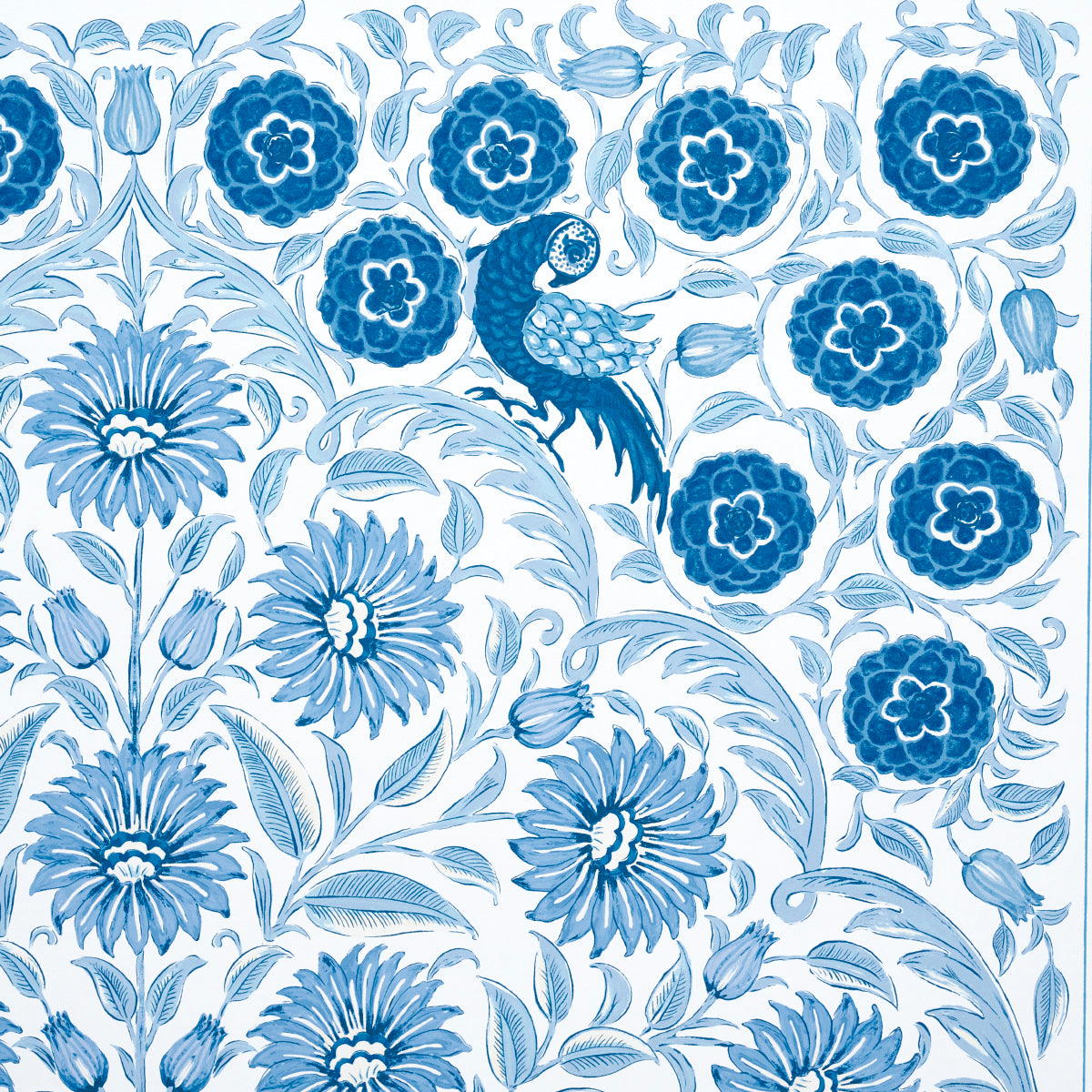 SCHUMACHER  MARK D. SIKES MONTECITO PANEL SET   INDIGO   - 5015830