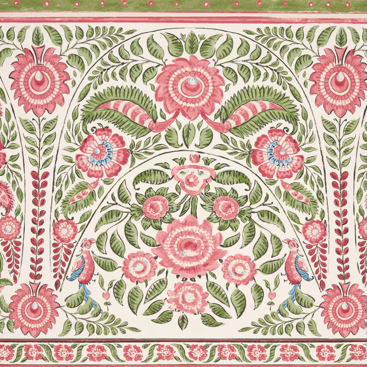 SCHUMACHER  MARK D. SIKES MONTECITO PANEL SET   RED   - 5015831