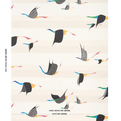 SCHUMACHER WALLCOVERING  PEG NORRISS FLYING WEST   NEUTRAL   - 5015850