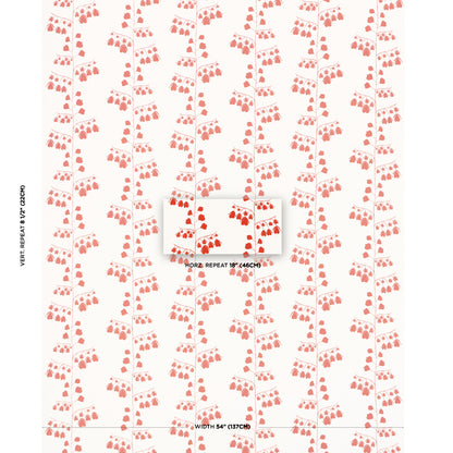 SCHUMACHER  CLARE ROJAS FOR PEG NORRISS BLEEDING HEARTS   RED   - 5015861