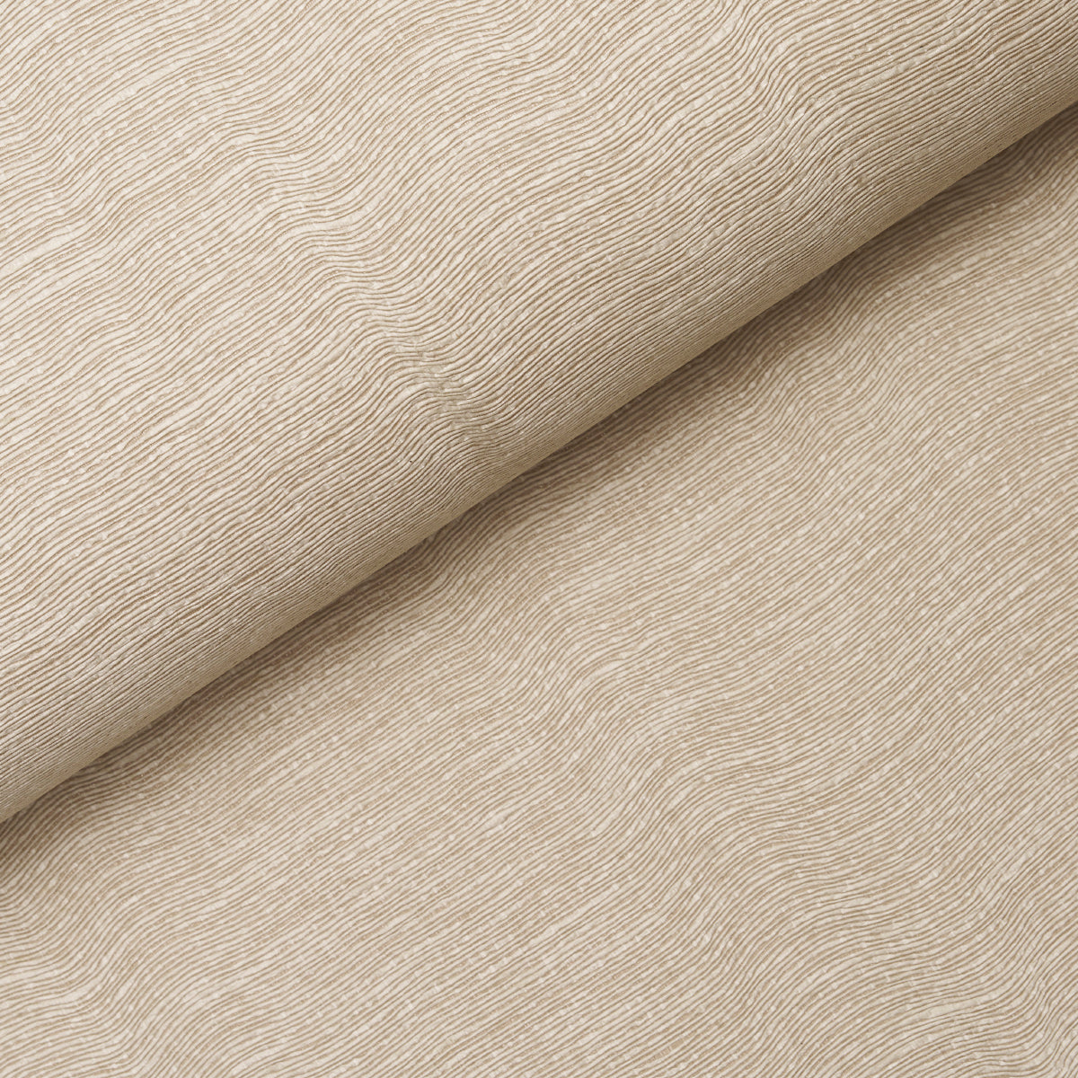 SCHUMACHER  PATTERSON FLYNN 	LINEN PLISS?? WALLCOVERING   ALABASTER   - 5015891